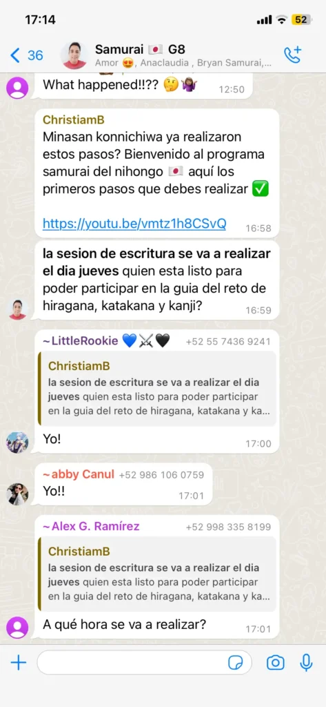 Testimonios alumnos