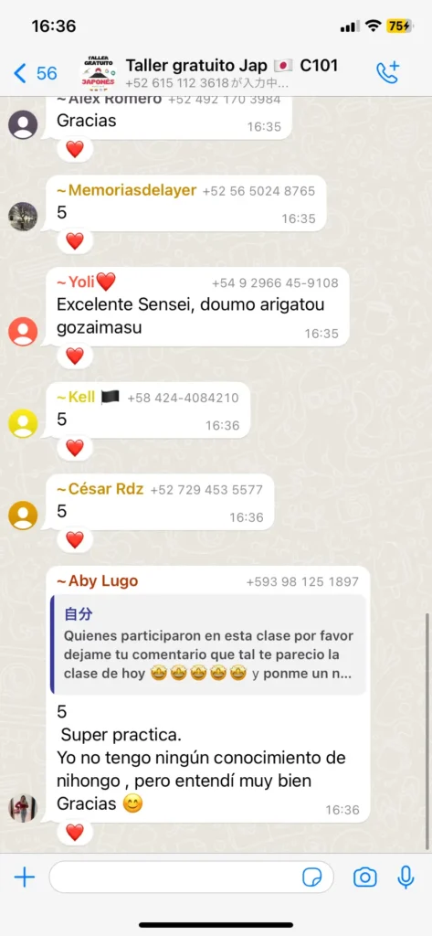 Testimonios alumnos